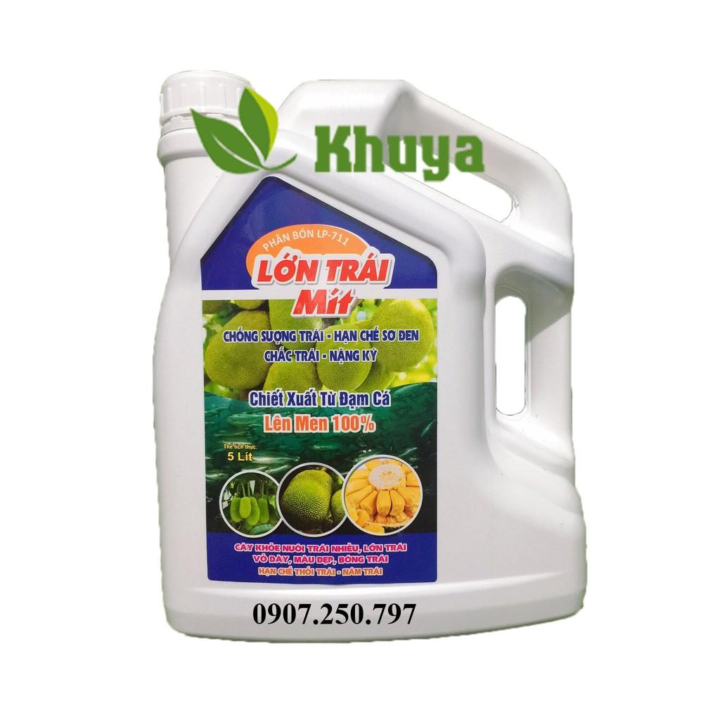 Phân bón Lớn Trái Mít cal 5 lít Chống sượng trái Hạn chế xơ đen