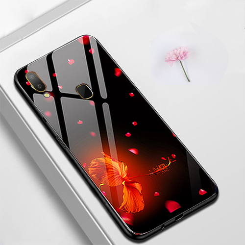Ốp lưng Samsung A20, mặt kính in hình 3D sáng bóng, viền cao su bền đẹp,
