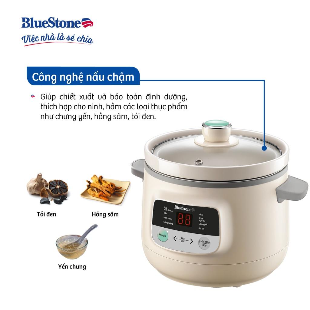 Nồi Nấu Chậm Bluestone SCB-6123, 3.0Lit -200W, Giữ Nguyên Chất Dinh Dưỡng , Hàng Chính Hãng