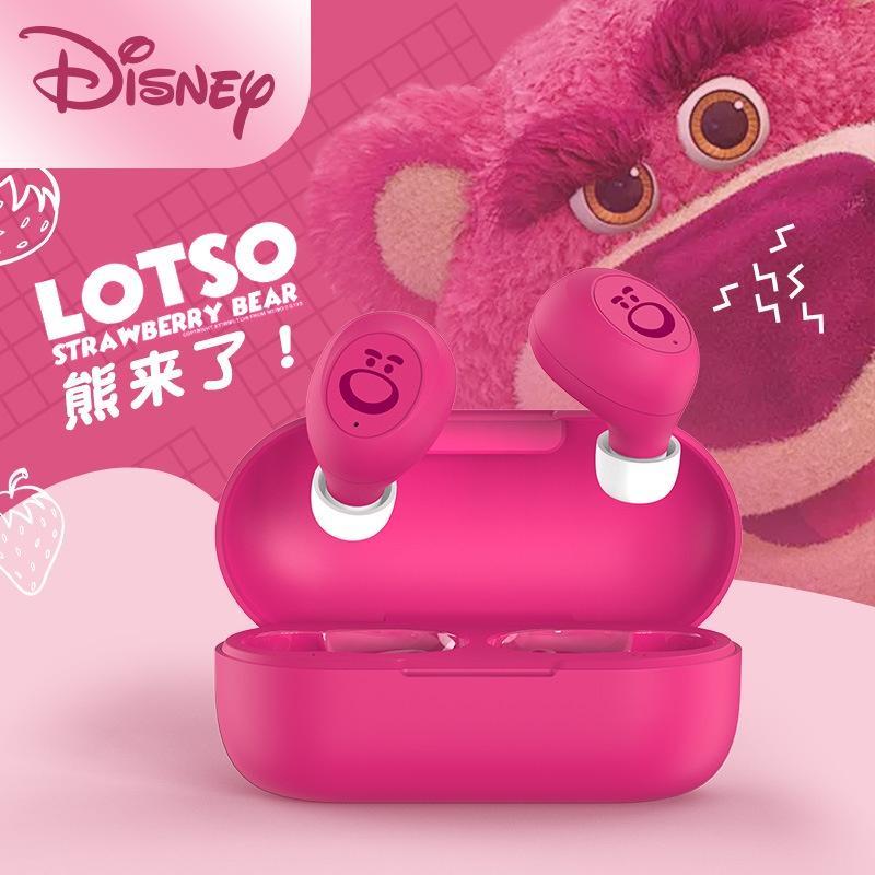 Tai Nghe Nhét Tai Bluetooth 5.0 Có Micro Hình Hoạt Hình Disney Dễ Thương Cho Trẻ Em