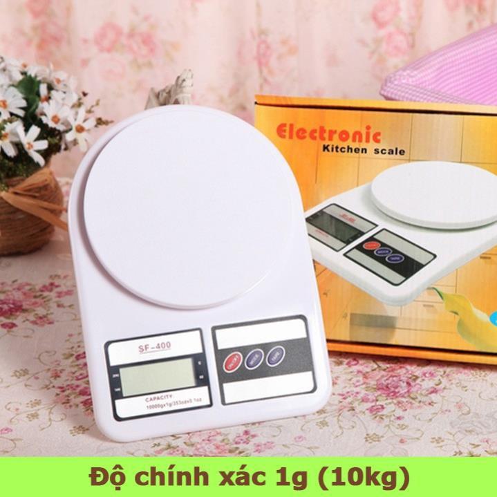 Cân điện tử cân nhà bếp cân tiểu ly Electronic Kitchen Scale 10kg SF 400