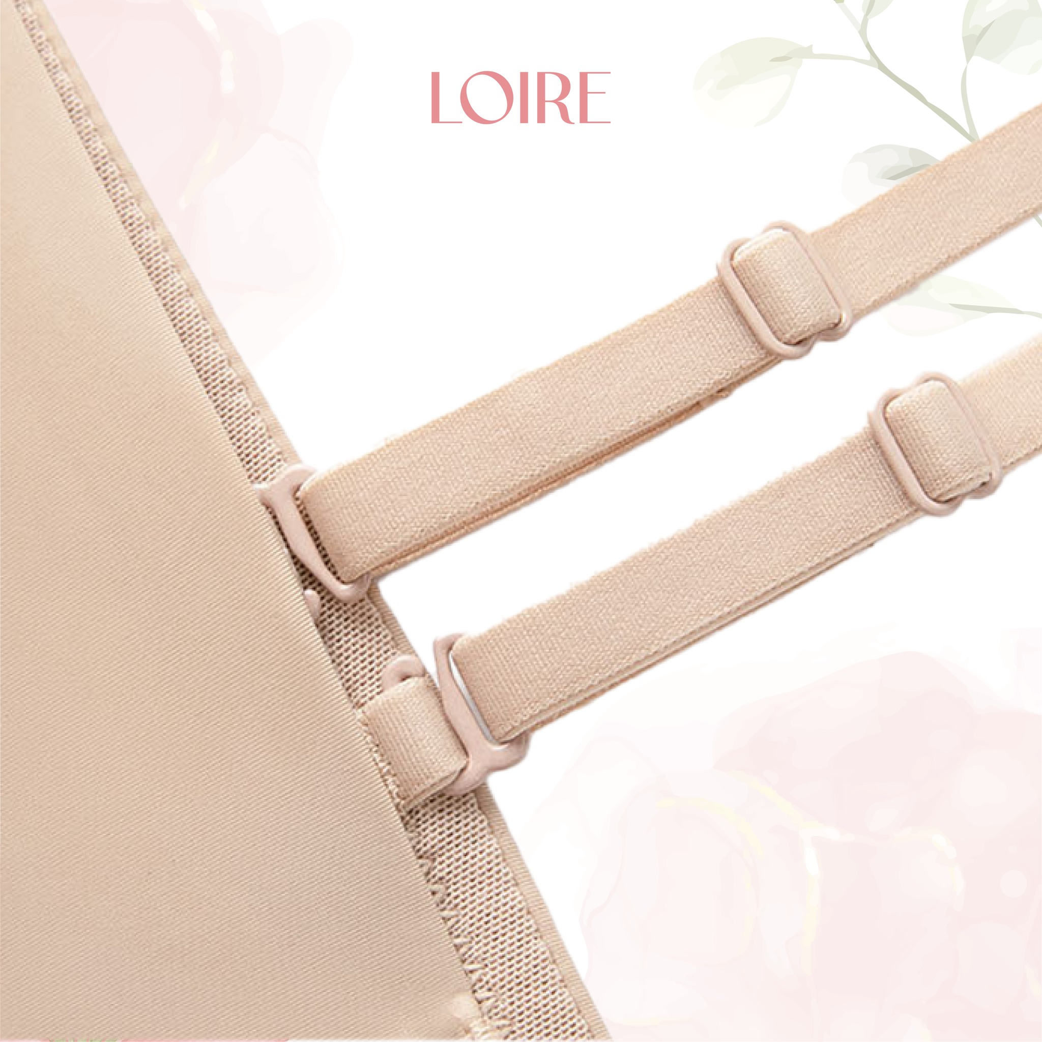 Áo Lót Không Gọng Đệm Mỏng Phối Chân Ren Loirechic BRNC139