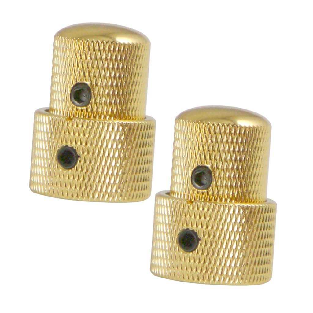 2 Cái Đàn Guitar Điện Bass Đôi Đồng Tâm Tập Tông Núm Điều Khiển Bộ