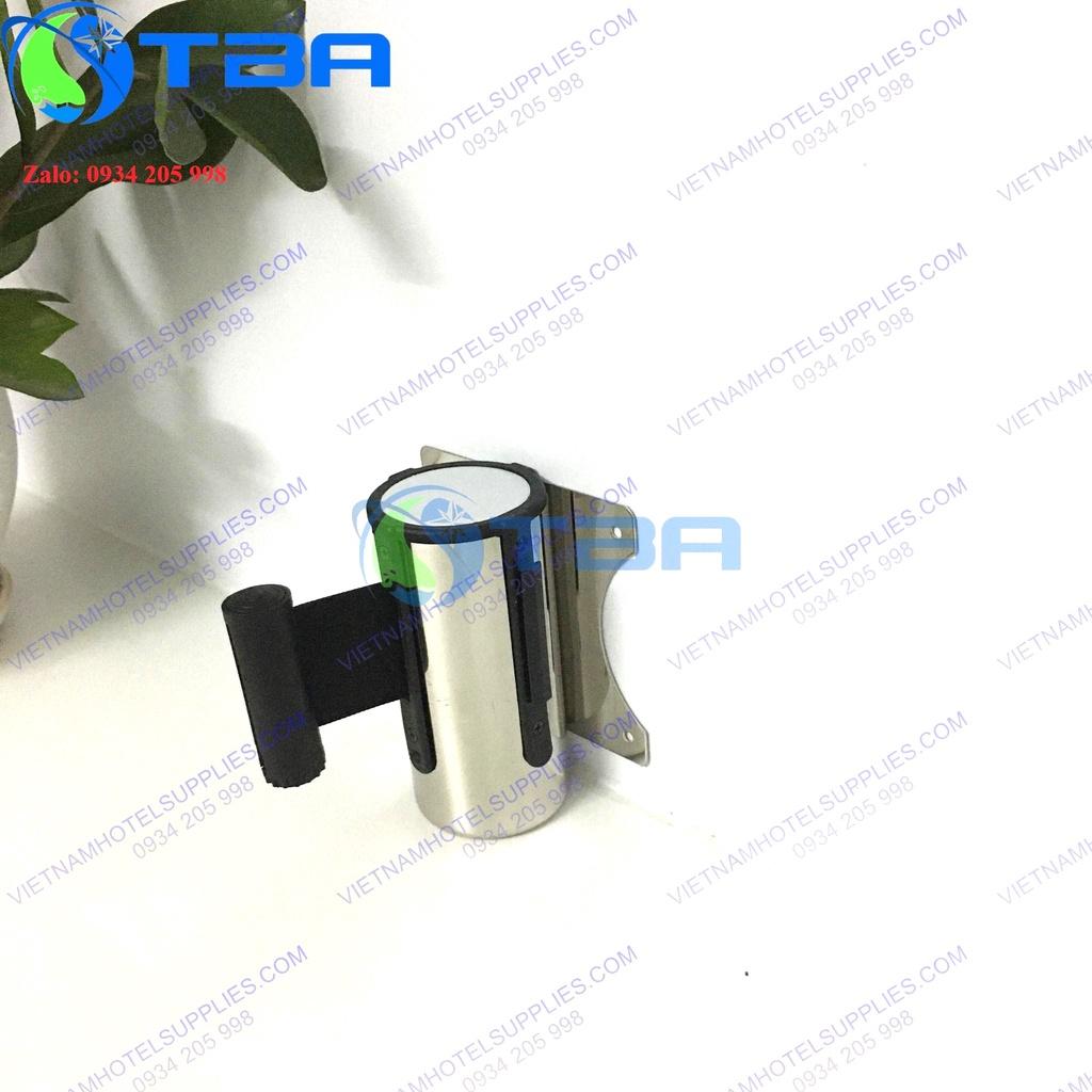 Đầu dây 2m kéo cột chắn gắn tường inox dây căng màu đen nhập khẩu cao cấp