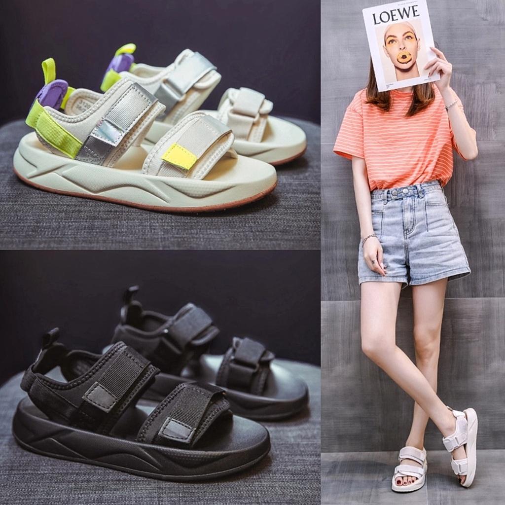 Giày sandal nữ đế bệt JS012 mới về - dép quai ulzzang học sinh sinh viên