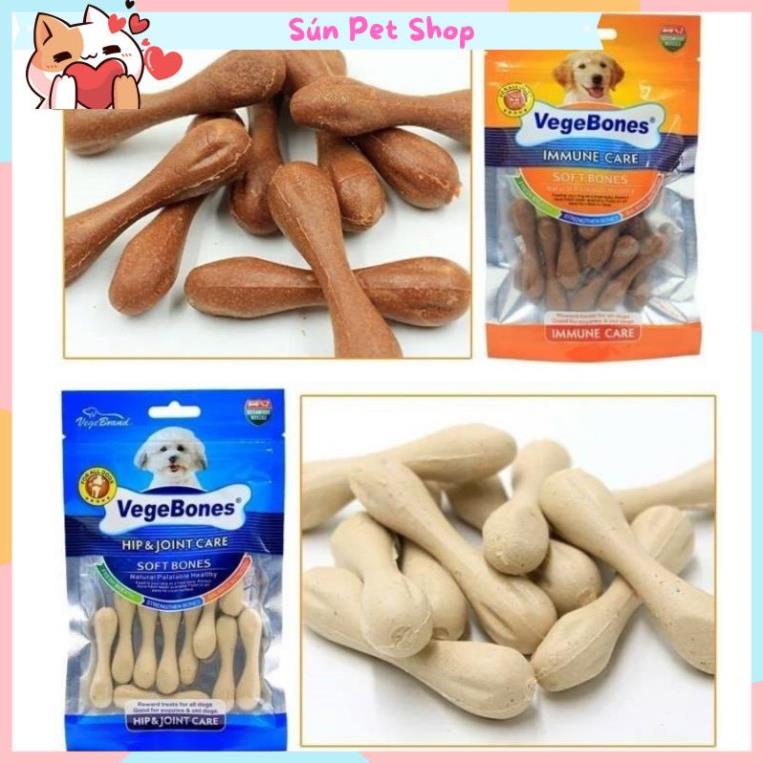 Xương gặm làm sạch răng, mượt lông, bổ sung canxi cho chó Vegebones