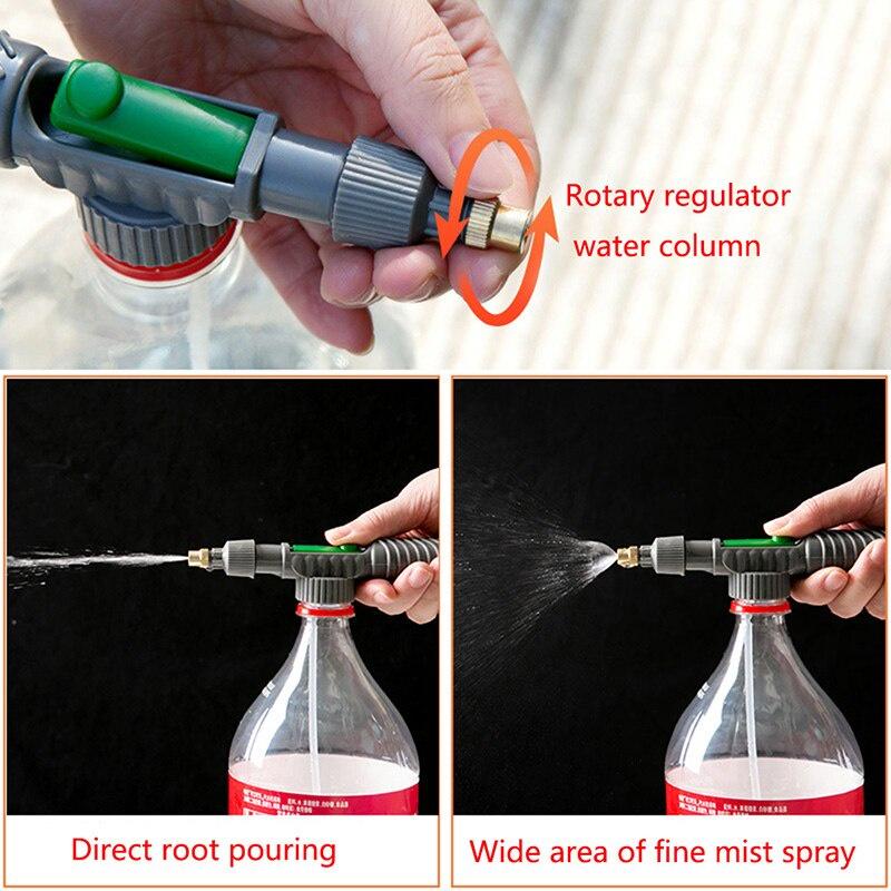 High Pressure Air Pump Bottle Manual Sprayer Adjustable Nozzle Garden Watering Tool Supplies Agricultural Spray Garden Tool