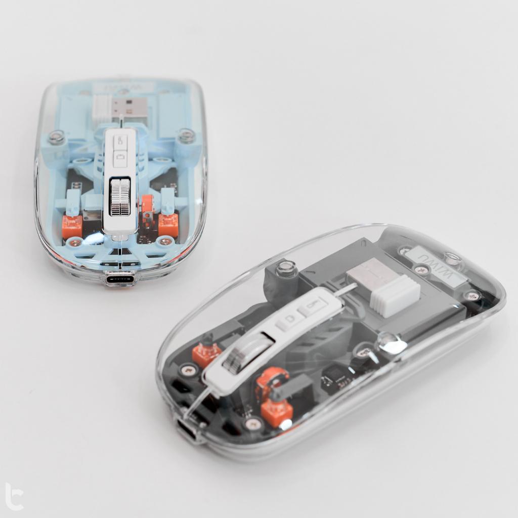 Chuột Trong Suốt WIWU Crystal Magnetic Wireless Mouse WM105