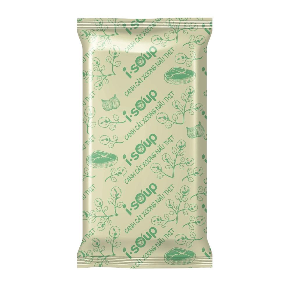 Canh cải xoong nấu thịt ăn liền I-Soup 42g -Công nghệ Nhật Bản