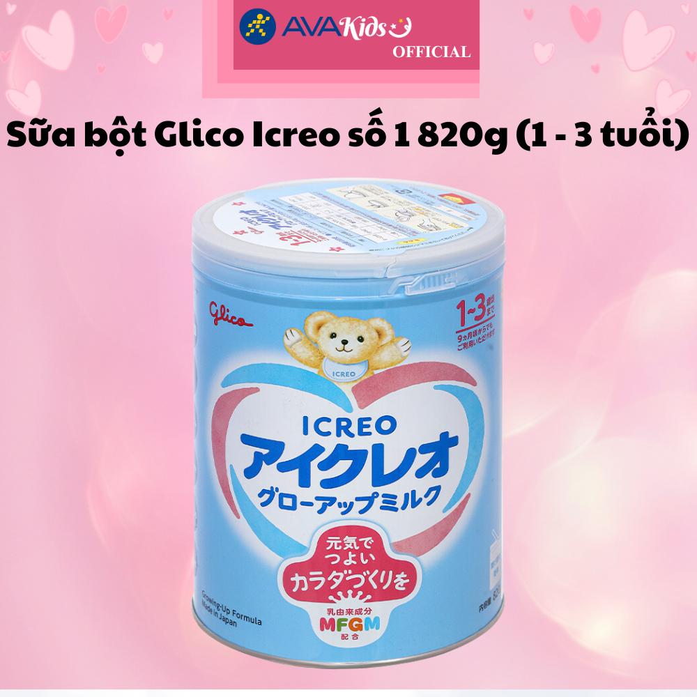 Sữa bột Glico Icreo số 1 820g (1 - 3 tuổi) - Hàng Chính Hãng