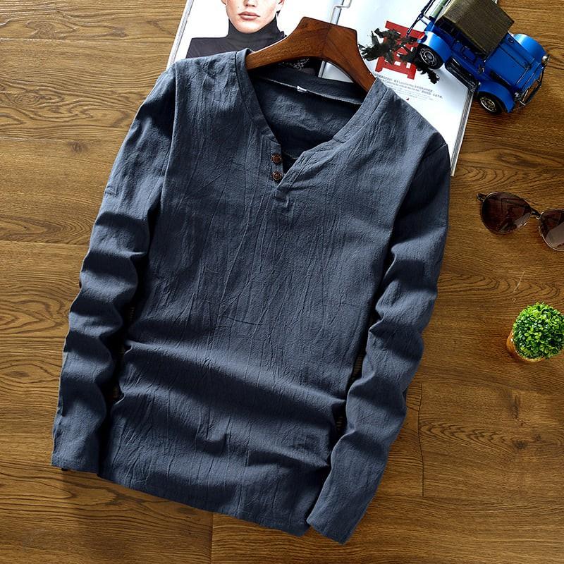 Áo nam - chất liệu đũi, kiểu dáng BASIC cho các MEN