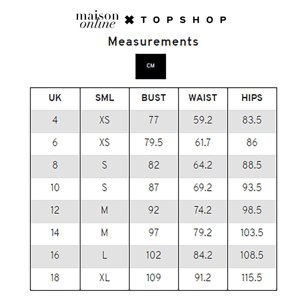 TOPSHOP - Áo kiểu nữ tay dài nhún bèo Black Ruched 13P68TBLK