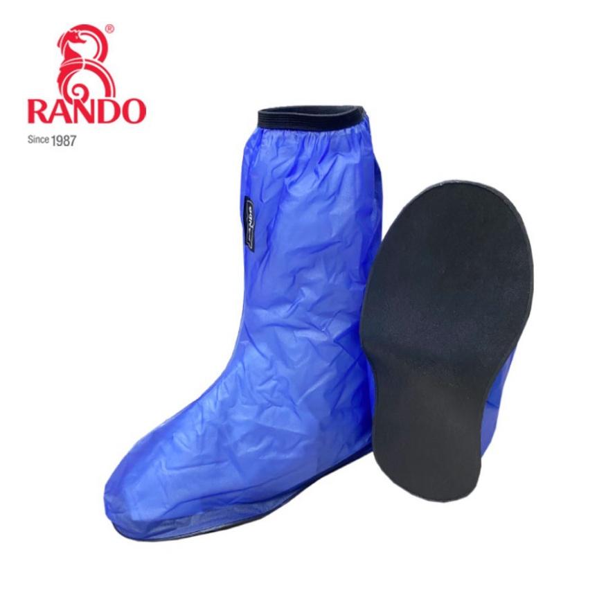 Giày Boots Đi Mưa RANDO Cao Cấp, GIÁ SỈ, Bọc Bảo Vệ Giày Cho Nam Nữ, Nhựa Chống Nước Bền Bỉ