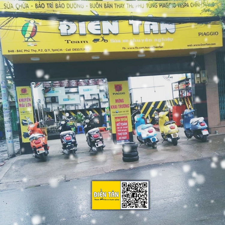 Chuyen sua chua bao duong xe Vespa chuyen nghiep uy tin gia re HCM