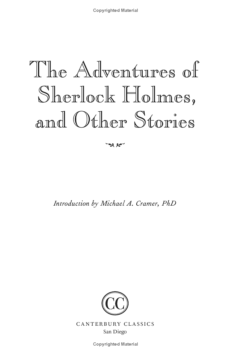 The Adventures Of Sherlock Holmes And Other Stories (Leather-bound Classics)