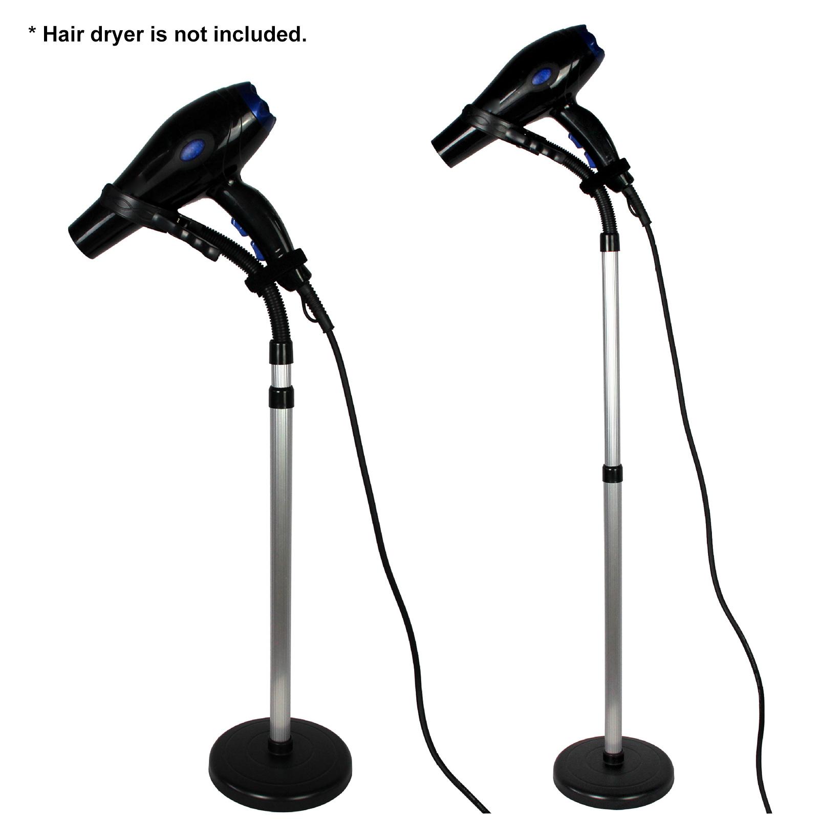 Mua Aluminum Alloy Hair Dryer Stand 360 Degree Rotating Hair Dryer Stand Hands Free with Heavy Base Blow Dryer Holder Mua Aluminum Alloy Hair Dryer Stand 360 Degree Rotating Hair Dryer Stand Hands Free with Heavy Base Blow Dryer Holder