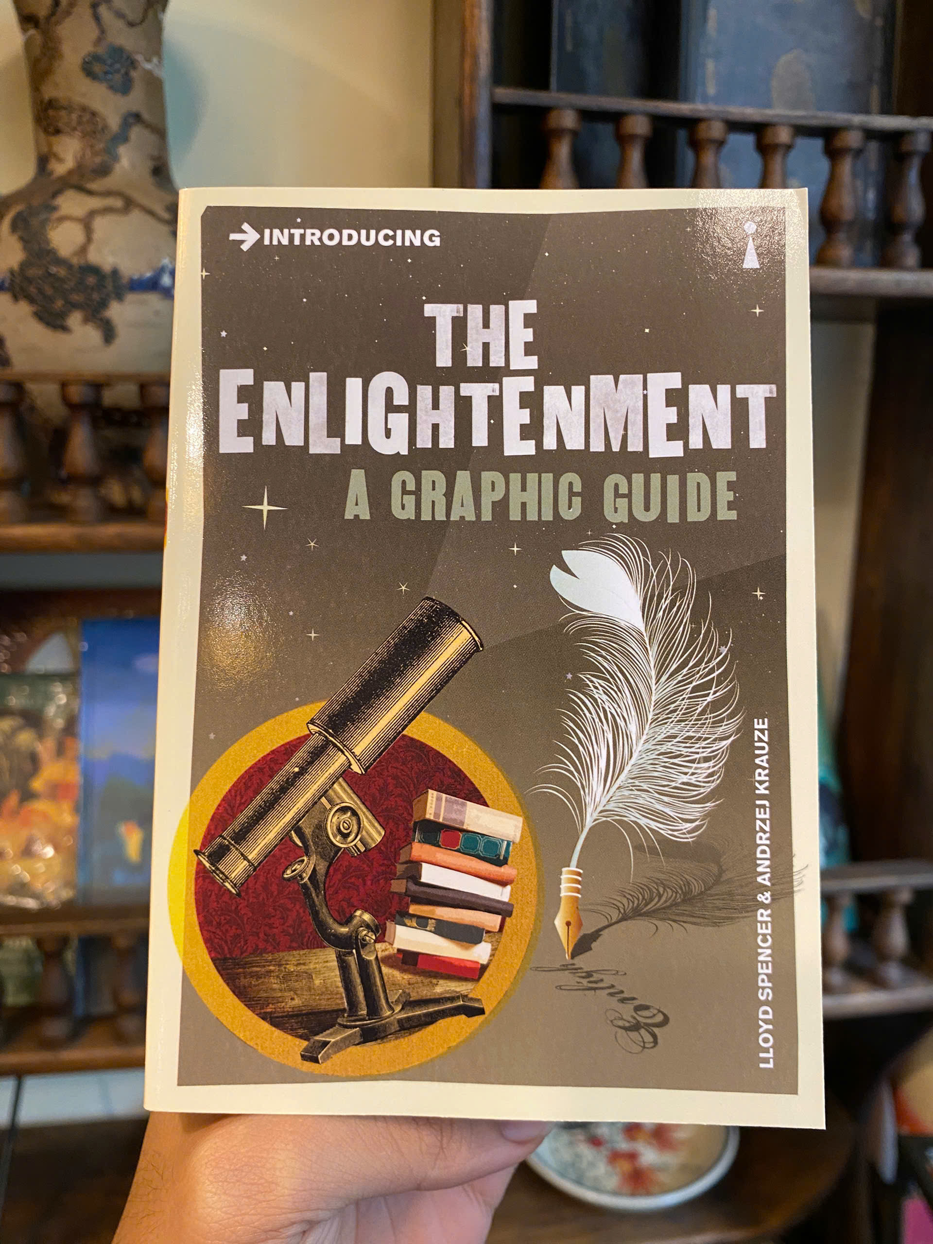 Sách - Introducing The Enlightenment: A Graphic Guide by Lloyd Spencer | Philosophy Nonfiction