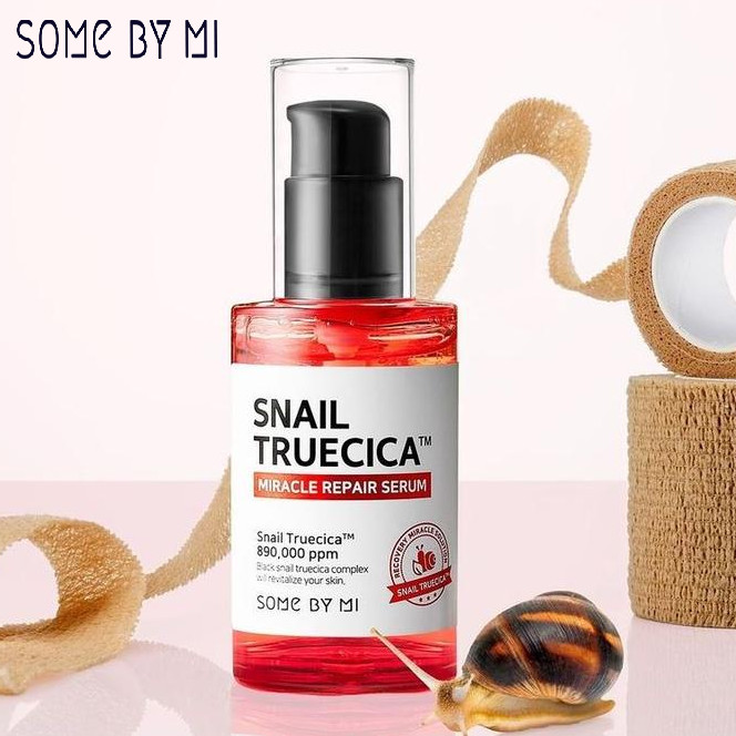 Serum Dưỡng Phục Hồi, Cải Thiện Vết Thâm, Sẹo Lõm Some By Mi Snail Truecica Miracle Repair Serum 50ml