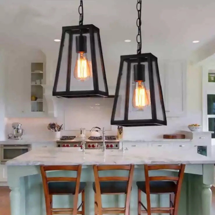 Đèn thả hộp kính cao cấp DRT-9