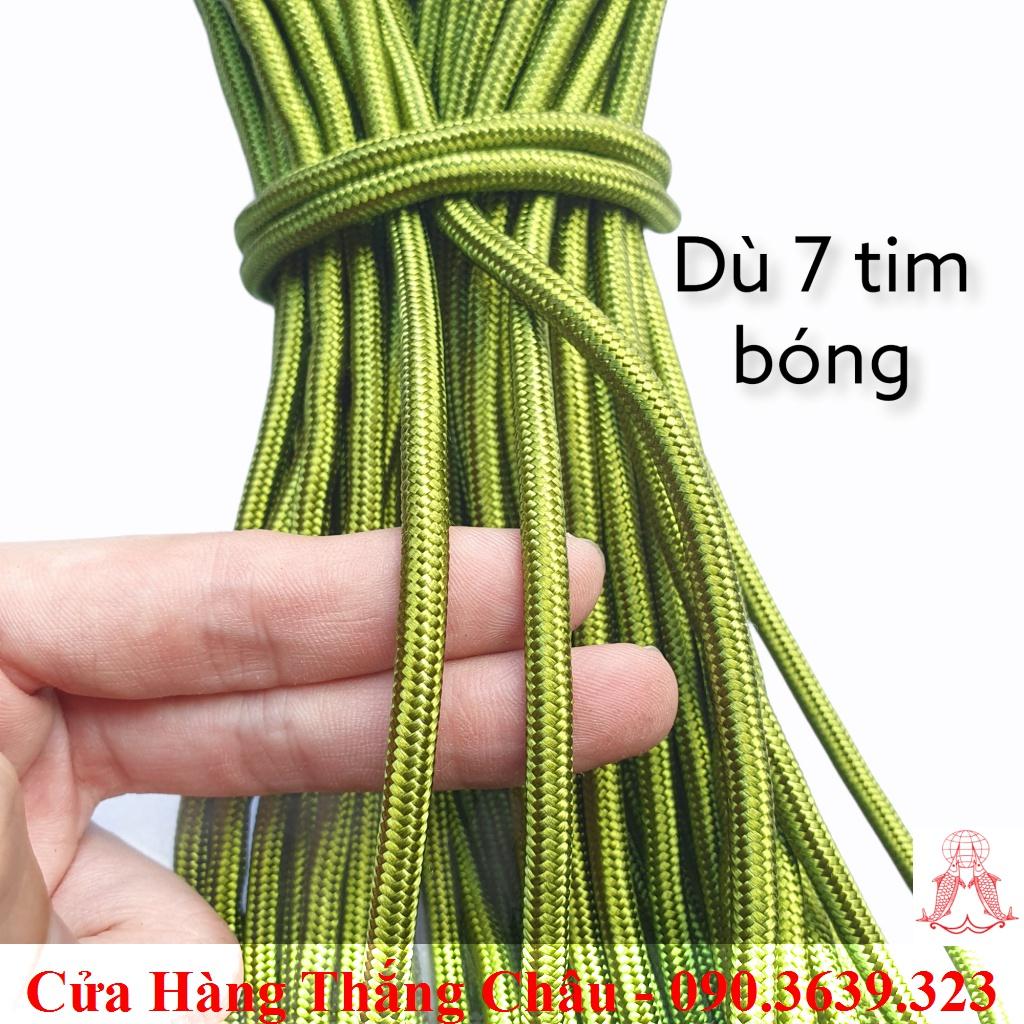 Dây Dù Thần Bóng, 7 Tim Bóng - Bản Tròn (1 bó - dài 20m)