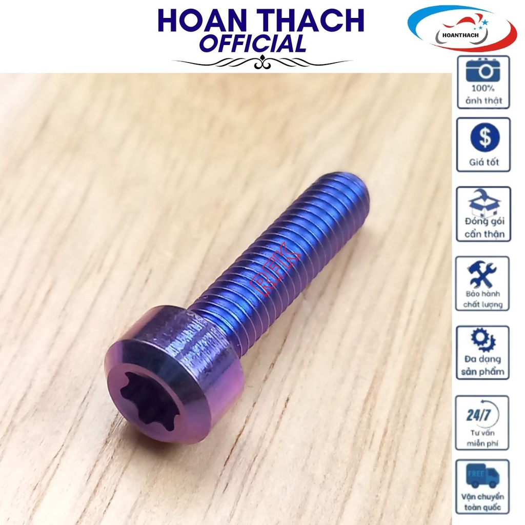 Ốc Gr5 Titan 6L20 Trụ Tím dùng cho nhiều dòng xe SP010499 ( giá 1 con)