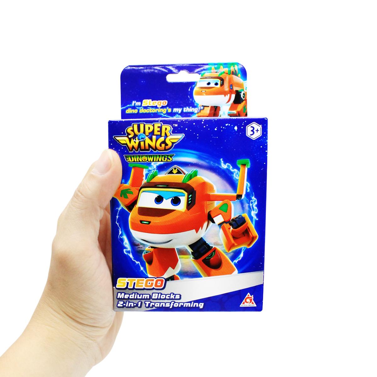 Đồ Chơi Lắp Ráp Robot Biến Hình Khủng Long Stego Bác Sĩ - Superwings EU380520-2