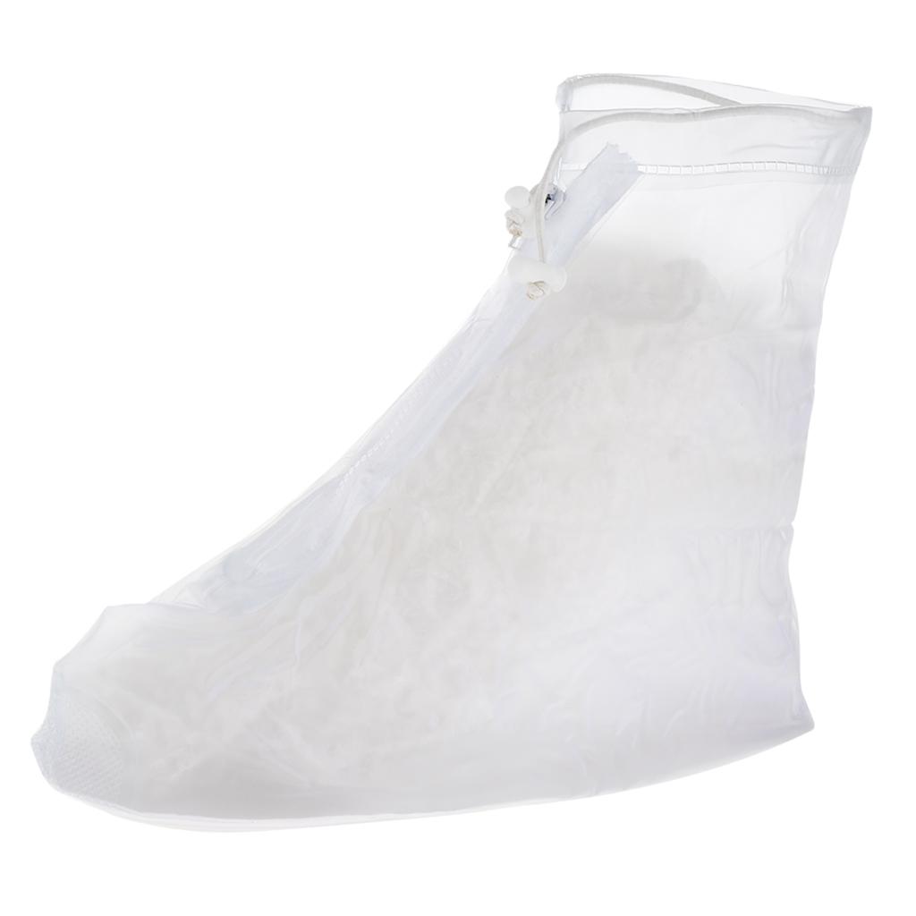 1 Pair Waterproof Rain Boot Cover Reusable Slip Resistant Shoe Covers S