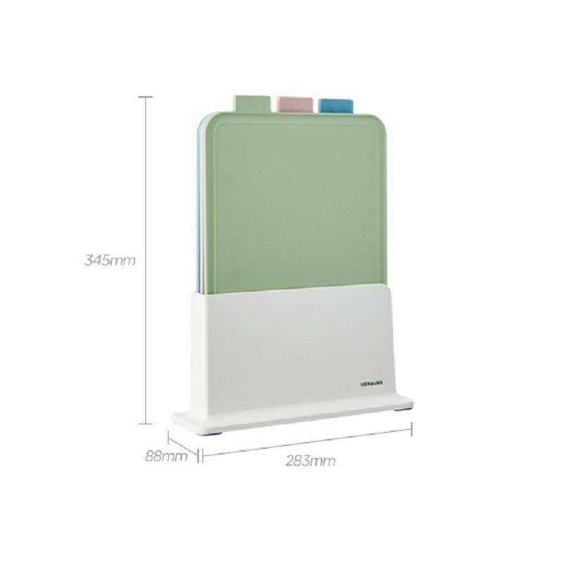 Bộ 3 Thớt Nhựa Kháng Khuẩn Kèm Giá Đỡ Cao Cấp CSC251