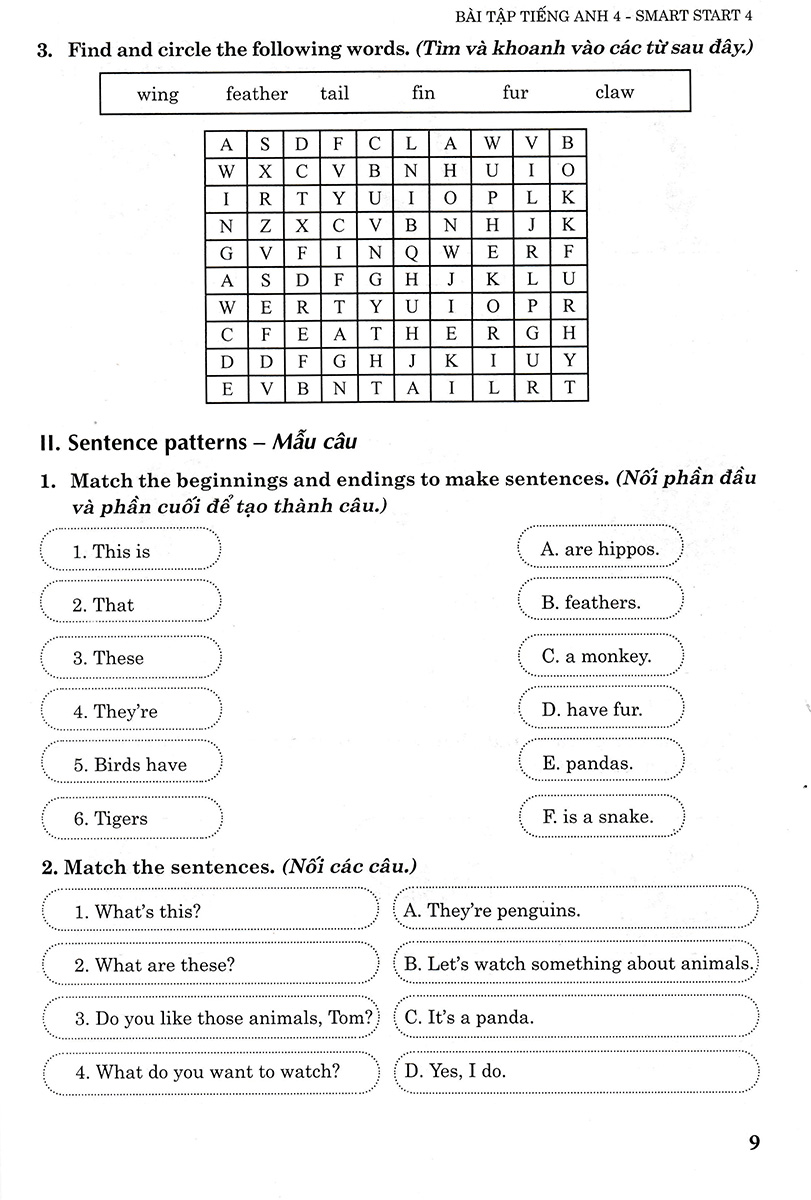 Bài Tập Tiếng Anh 4 - Bám Sát SGK I Learn Smart Start (Có Đáp Án) _HA