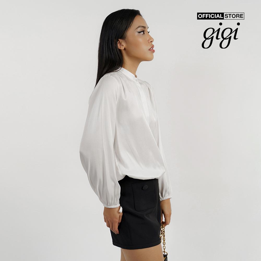 GIGI - Áo sơ mi nữ tay dài cổ trụ thời trang G1108T212252