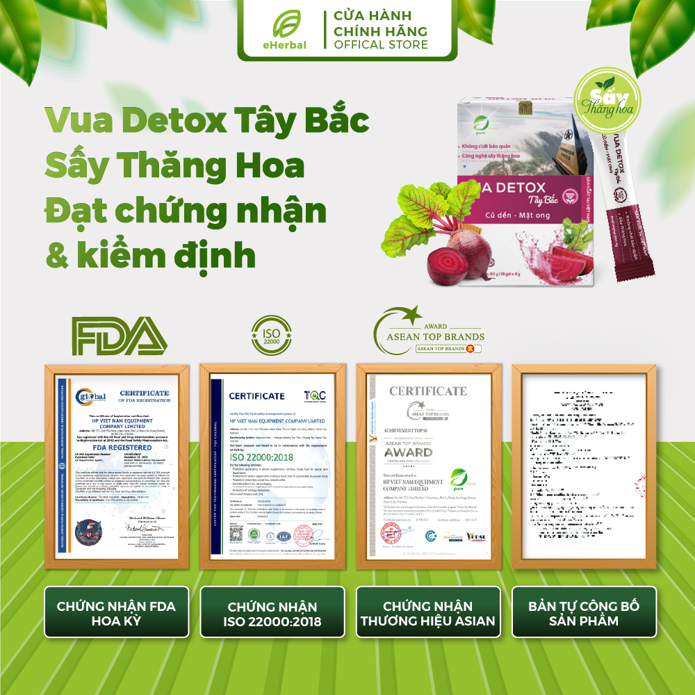 Vua Detox- Củ dền mật ong sấy thăng hoa
