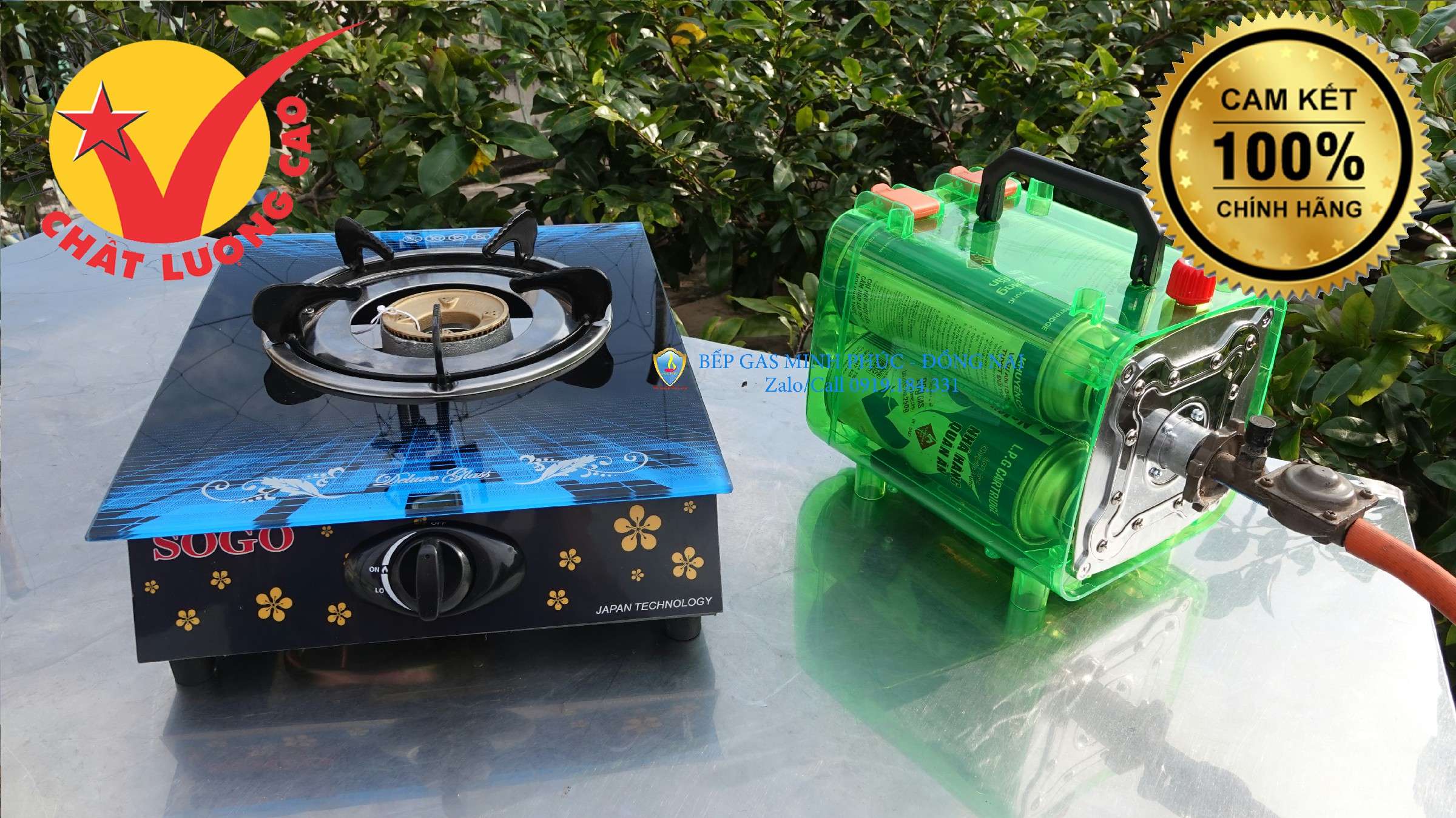 Hộp lon gas mini 4X - Giải pháp thay thế bình gas lớn 12Kg - HÀNG CHÍNH HÃNG