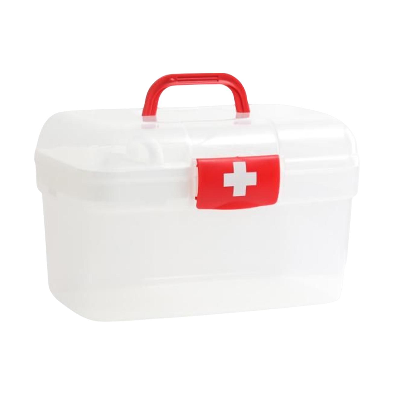 First Aid Storage Box Large  Aid Storage Case for Workplace Travel - L