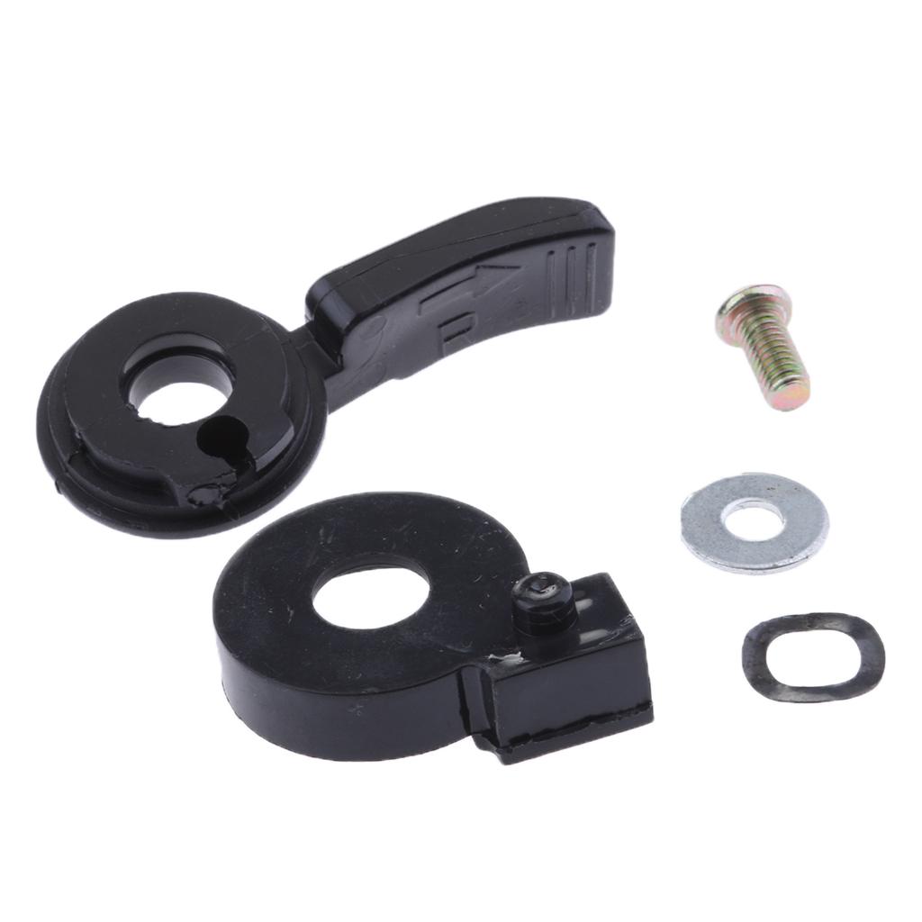 4Pcs Black Motorcycle Handlebar Switch Thumb Choke Lever for 110cc 125cc 250cc