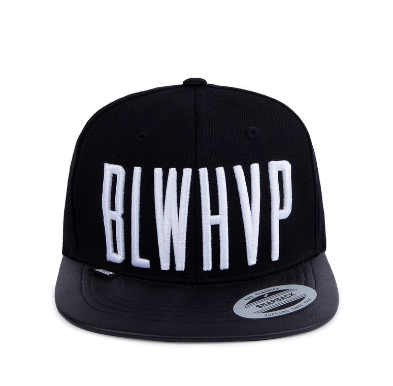 PREMI3R Nón Snapback HVPE BLWHVP màu đen Mũ lưỡi trai snapback Mũ lưỡi trai phong cách hàn quốc nón thương hiệu chính hãng