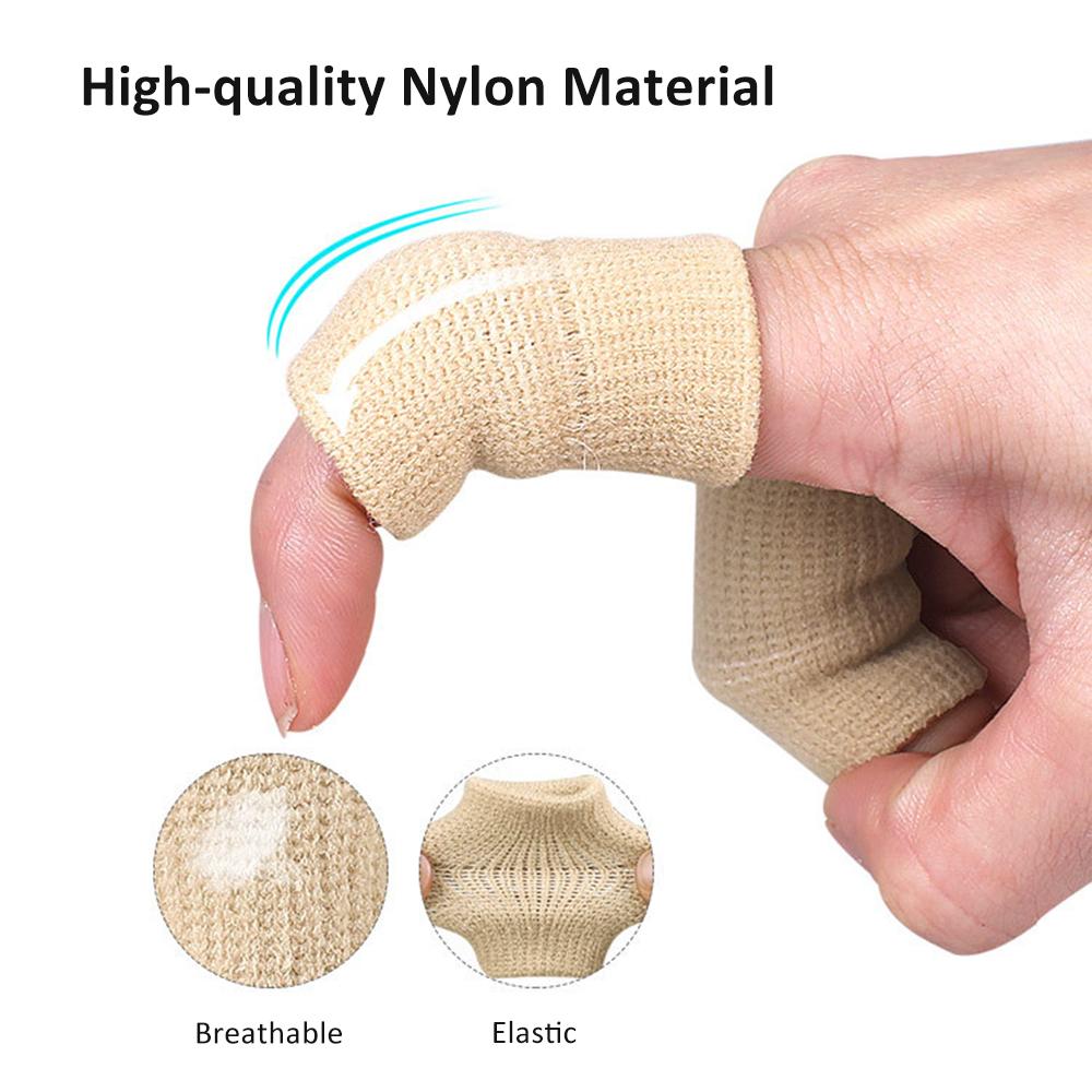Set 10 Bao Ngón Tay Thoáng Khí Bảo Vệ Ngón Tay Giảm Chấn Thương Khi Hoạt Động Thể Thao