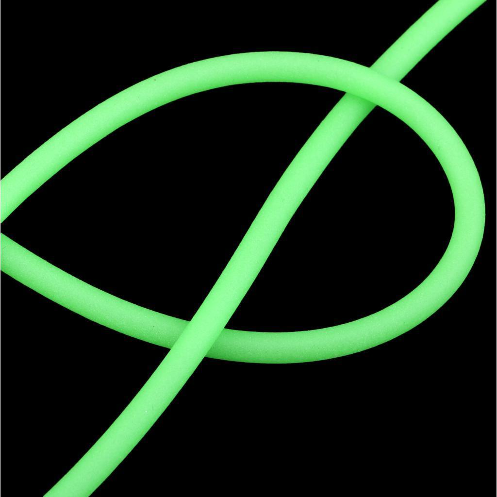 2pcs Silicone Luminous Line Tube Carp Fishing Rig Tube Sleeve DIY Tackle 2m