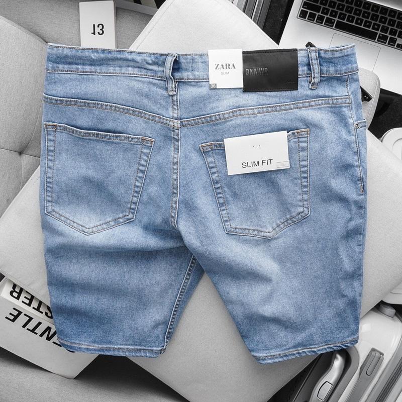 Quần short jean nam xuất xịn 4 màu chất bò đẹp