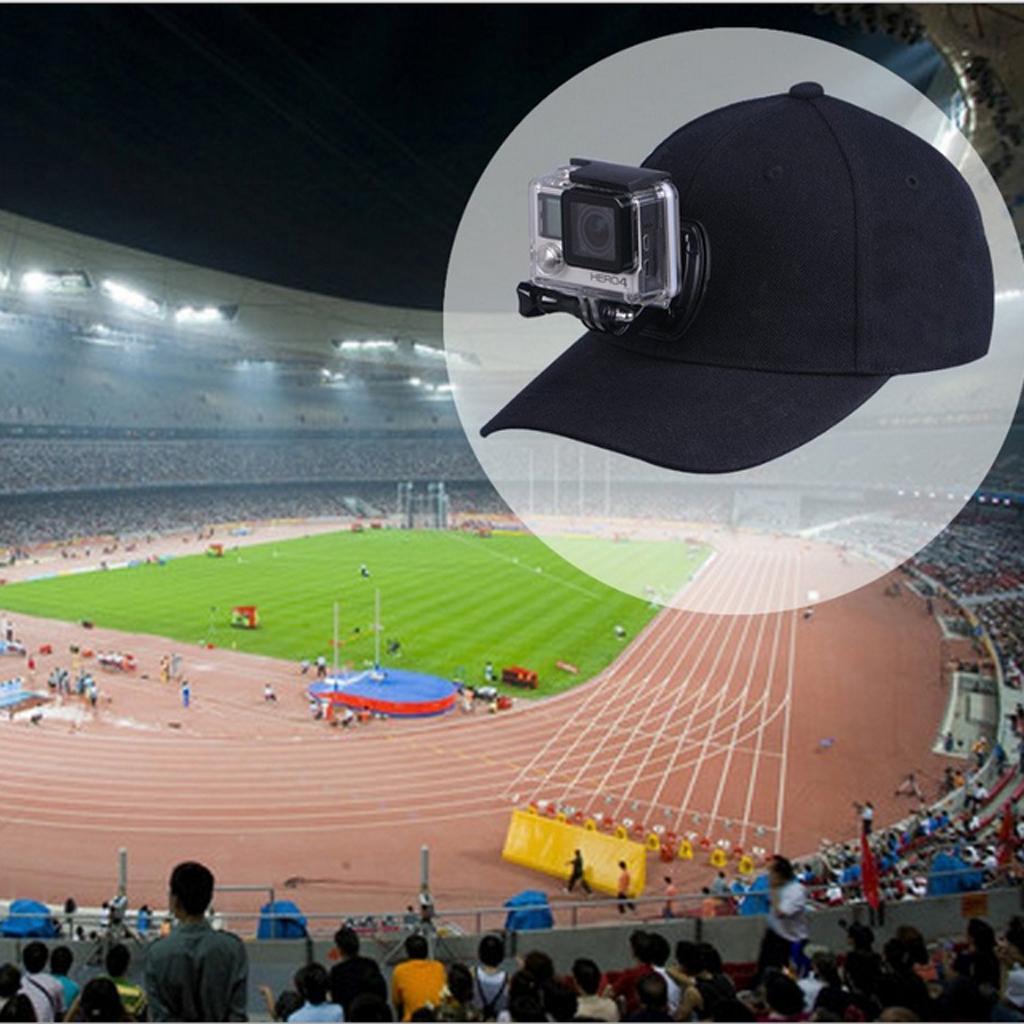 Baseball Hat with Buckle Mount for  2/3+/4 Motion Camera