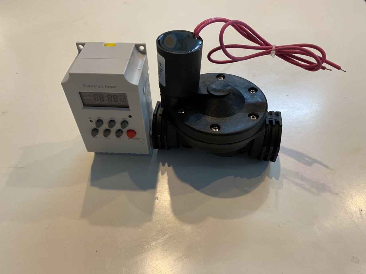 Bộ điều tự động van từ ngaoif trời 27 kết hợp đồng hồ hẹn giờ