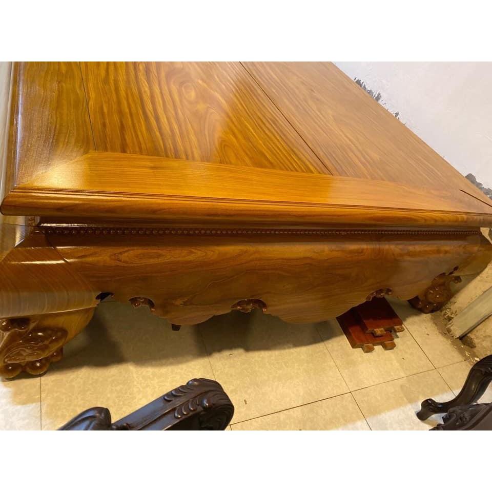 Sập Nằm Trơn Gỗ Cẩm Vàng