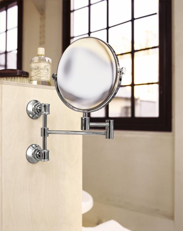 Gương Phòng Tắm Hansgrohe, Gương Soi Phòng Vệ Sinh Cao Cấp, Chất Liệu Thép Không Gỉ Mạ Chrome, Đẳng Cấp, Sang Trọng