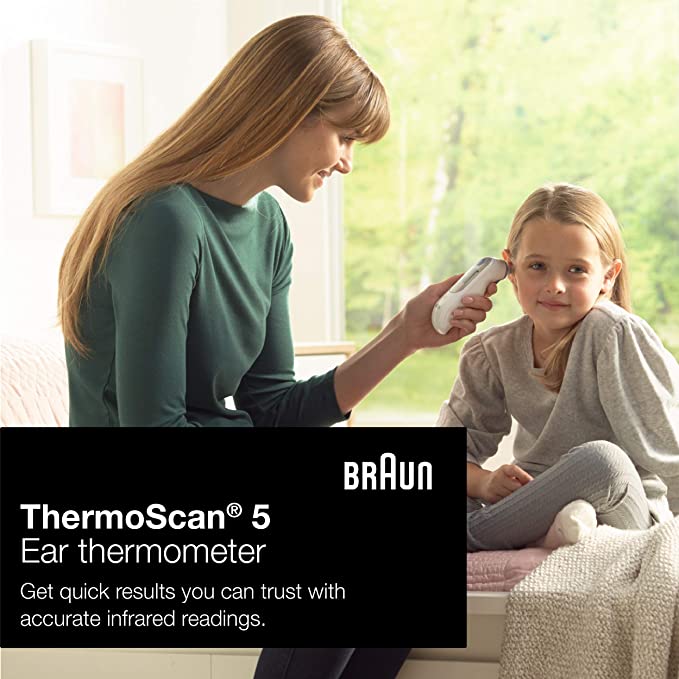 Nhiệt kế điện tử đo tai Braun ThermoScan 5 IRT6500