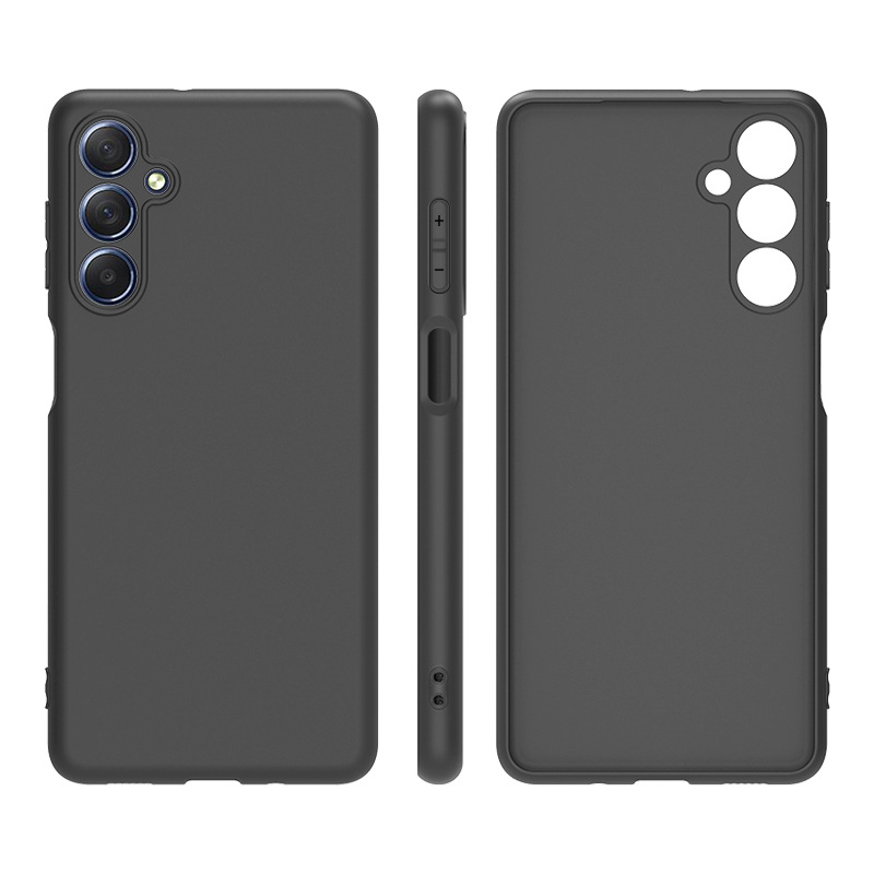 Ốp Lưng Dẻo Chống Bẩn cho Samsung A24 4G - Đen Nhám Mịn Chống Bám Vân Tay, Có Gờ Bảo Vệ Camera.