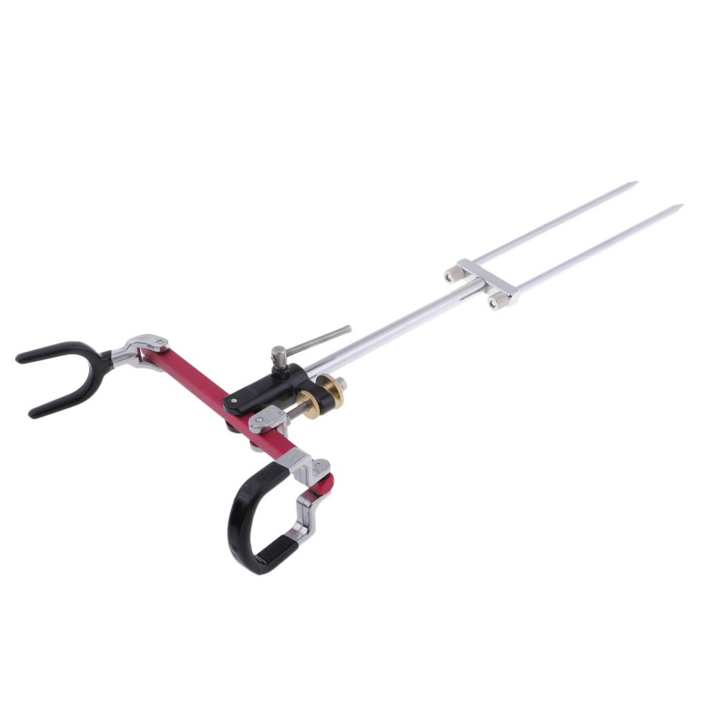 Ground Insert Multifunction Fishing Rod Support Rack Stand Foldable Bracket