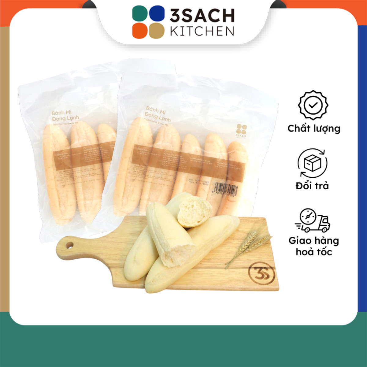 Bánh Mì Đông Lạnh 3Sach Kitchen