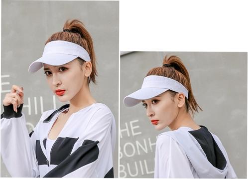 Nón kết thể thao - Mũ lưỡi trai tennis nửa đầu không nóc có khóa phong cách cá tính phù hợp cho các hoạt động ngoài trời, tập Gym