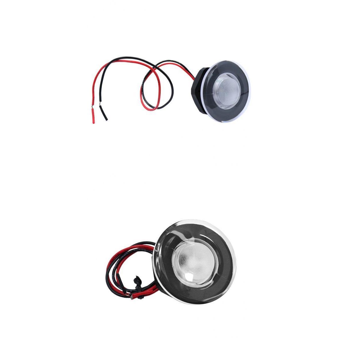 2 Packs LED Boat Light Deck Step Stair Waterproof 12V Lights Marine