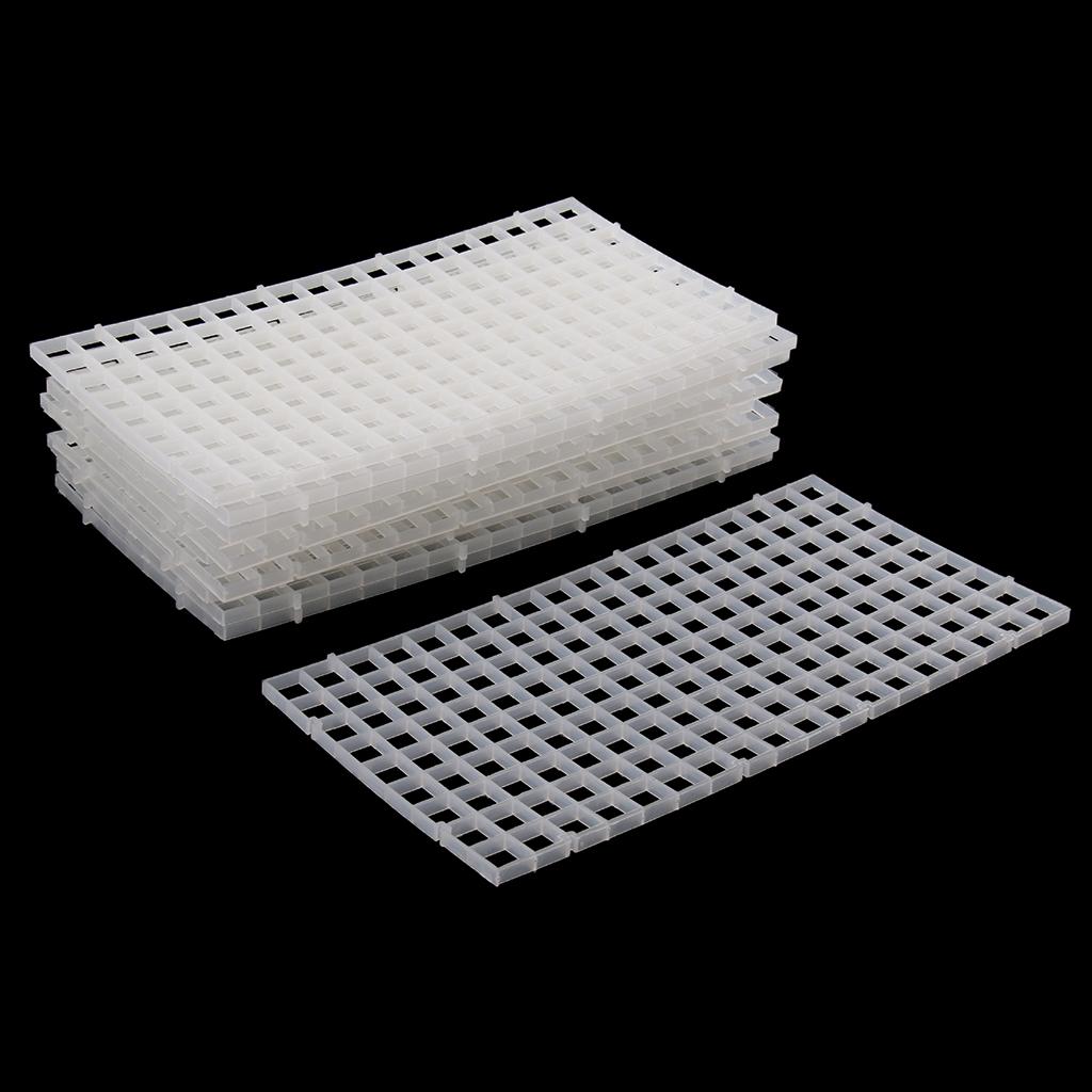 10 Pcs Aquarium Fish Tank Isolation Plate Divider Filter Patition Board Net