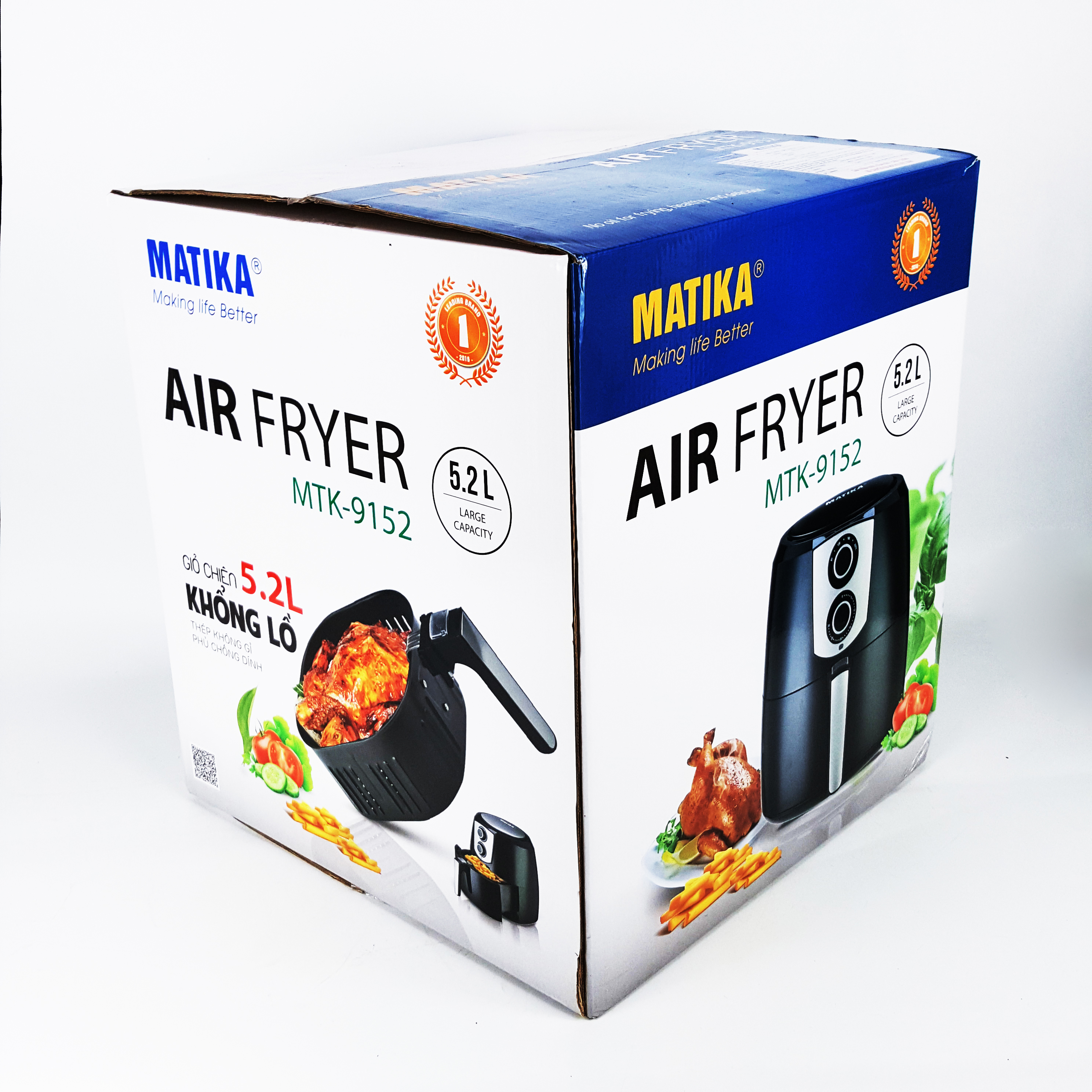 Nồi chiên chân không Air Fryer  Matika MTK-9152 - Hàng chính hãng